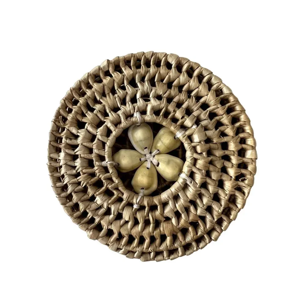 South Pacific Handmade Drink Coasters All Natural Materials Real Shells Unused